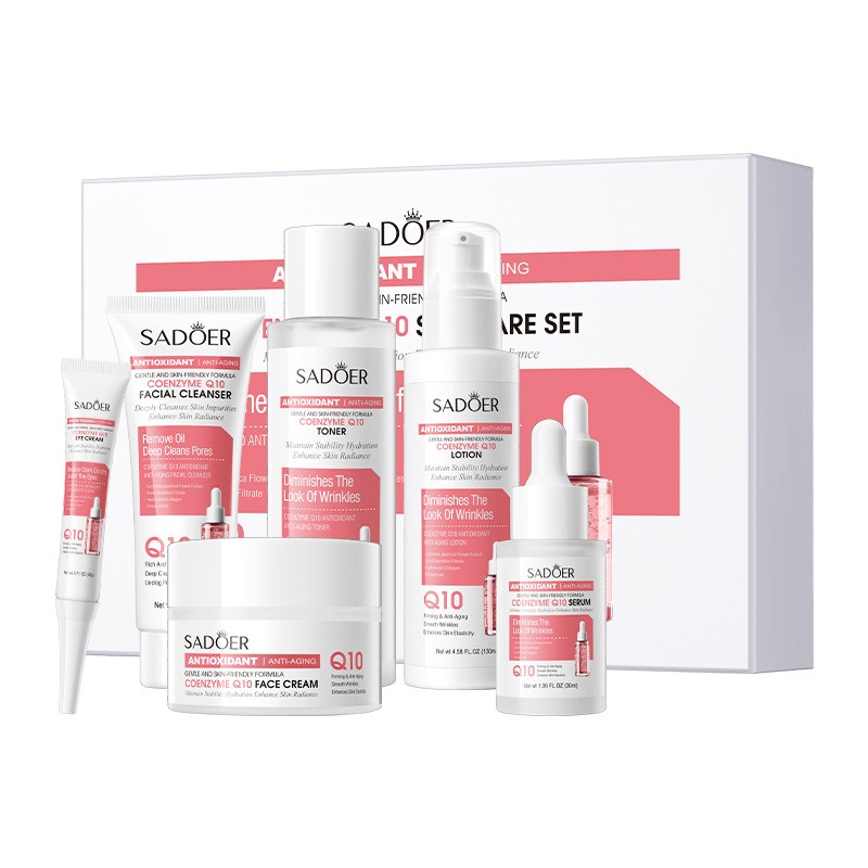 SADOER Q10 Antioxidant Skincare Set Moisturizing Kit
