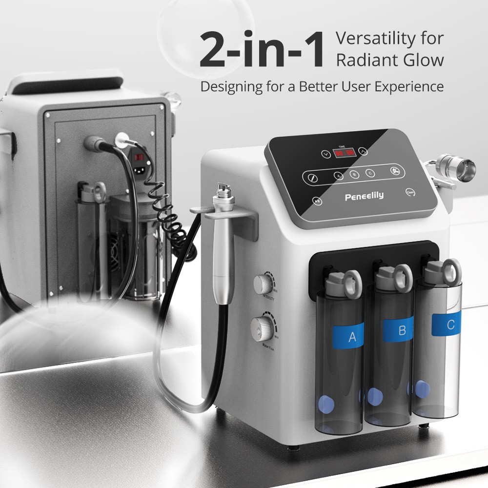 Portable Hydro Dermabrasion Machine, Hydra Cleaner & Oxygen Mist Sprayer Device