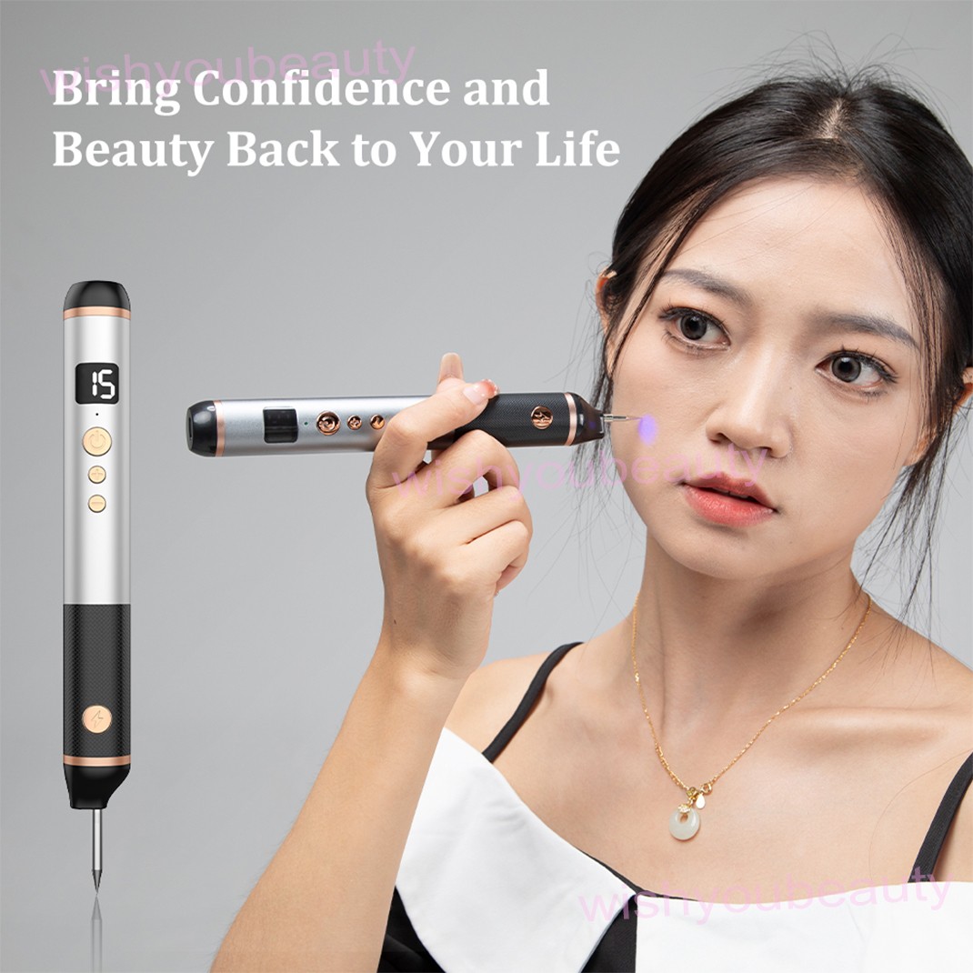 Plasma Pen Physically Skin Tag Mole Remover 15 Levels Laser Spot Removal Machine