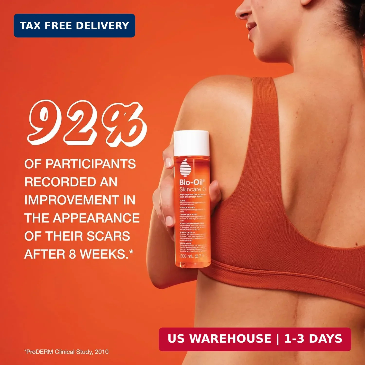 Bio-Oil Skincare Body Oil Serum, Face and Body Moisturizer with Vitamin E & A, f