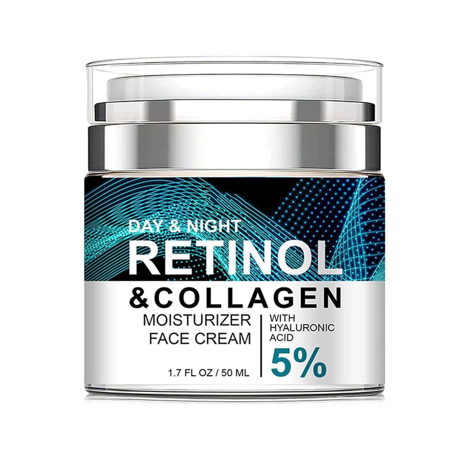 Retinol Collagen Cream for Face with 5% Hyaluronic Acid Anti-Aging Cream Ant-age