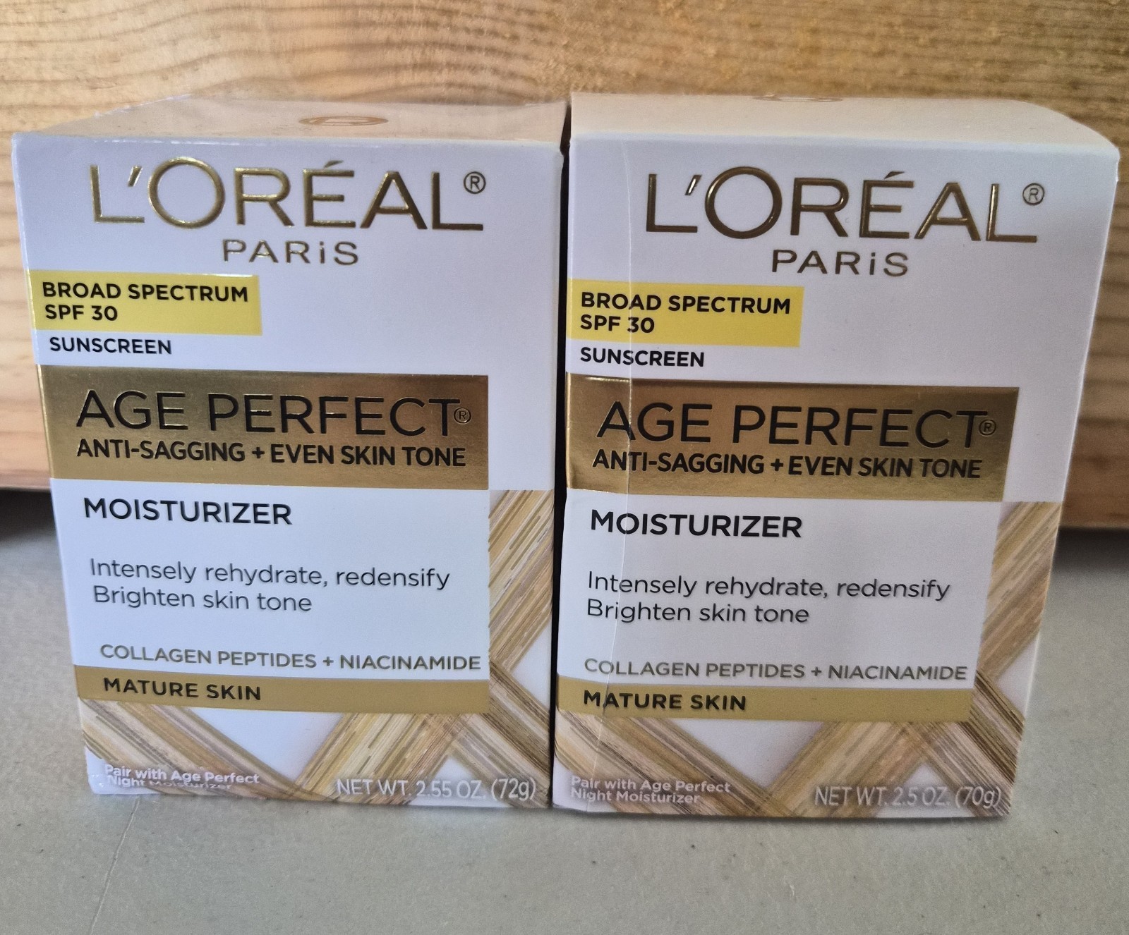 2 x L’Oréal Paris Age Perfect Collagen Expert Day Moisturizer with SPF 30
