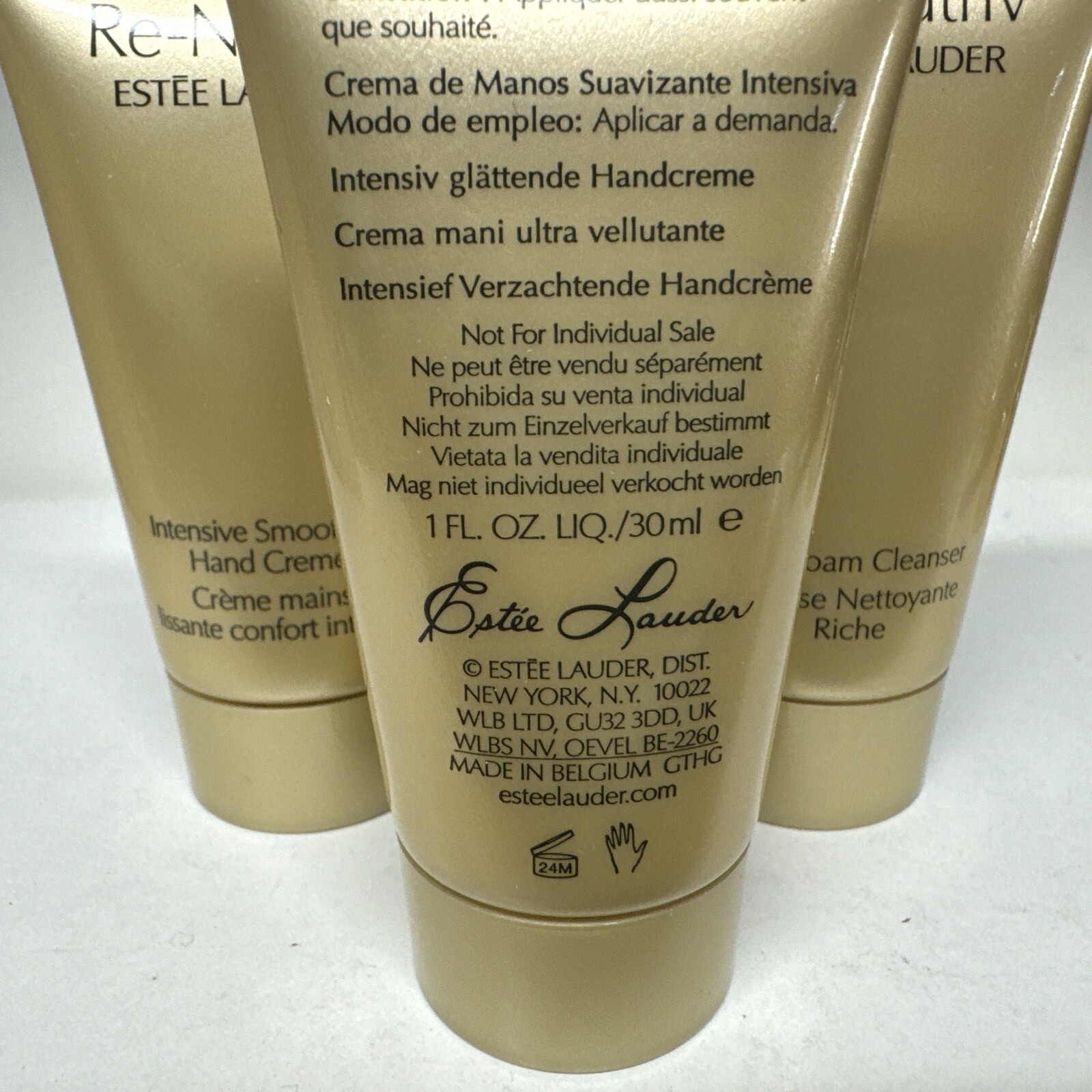 3 x ESTEE LAUDER Re-Nutriv Intensive Smoothing Hand Creme 1fl.oz/30ml Each