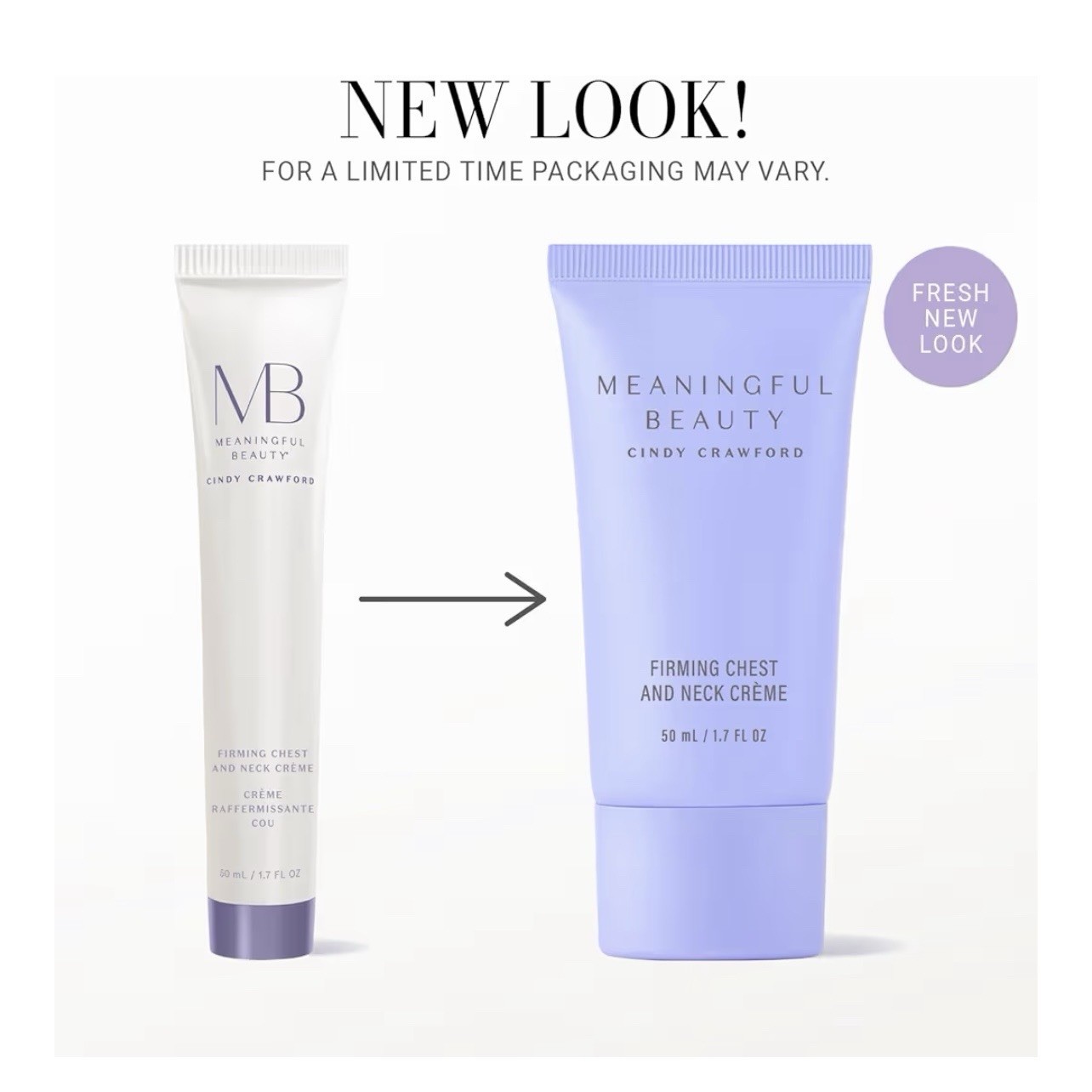 Meaningful Beauty Cindy Crawford Firming Chest & Neck Cream 1.7 oz Sealed