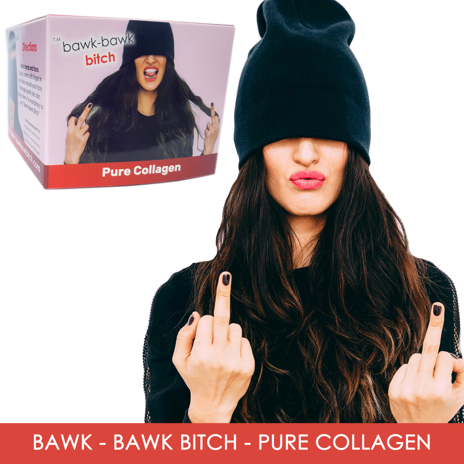 Xmas Gift ideas Women BAWK BAWK Pure Beauty Collagen Cream Anti-aging