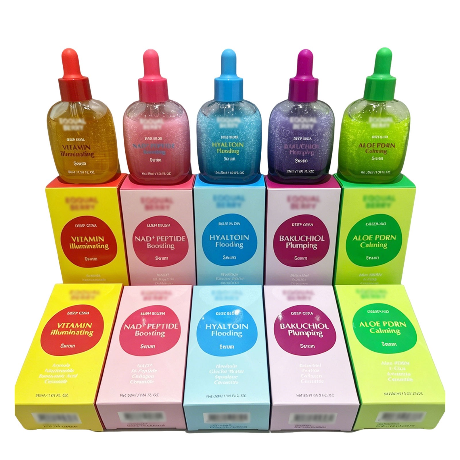 EQQUALBERRY Vitamin Illuminating Serum Bakuchiol Plumping Face Serum 30ml1