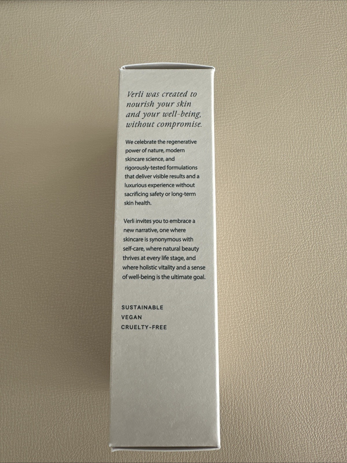 Verli Hydrating Serum 1.69oz 50ml Clean Vegan Hormone Friendly New Sealed