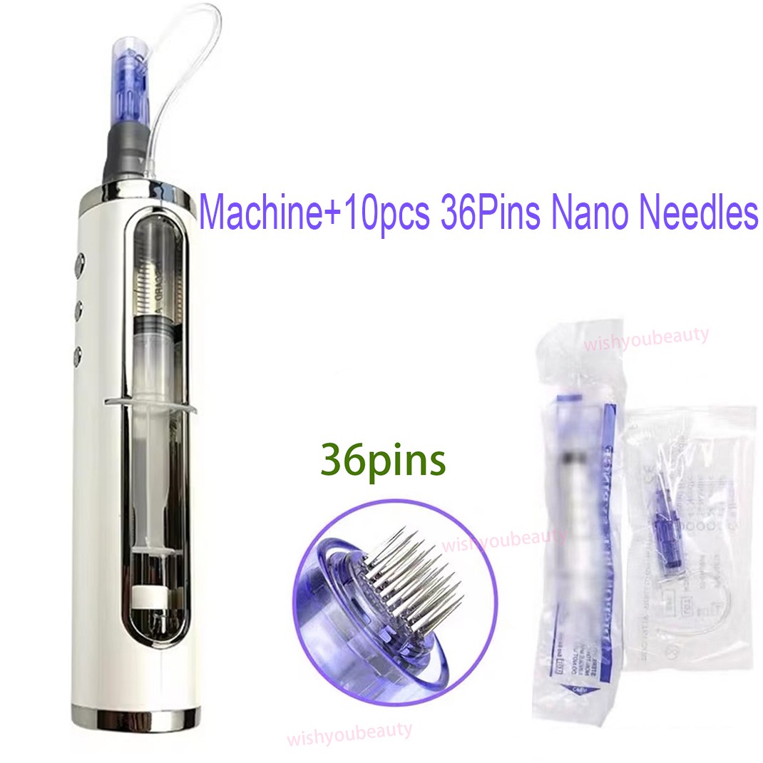 10Pcs 36 Pins With Micro Pen Cartridge Kit Skin Care Beauty Device