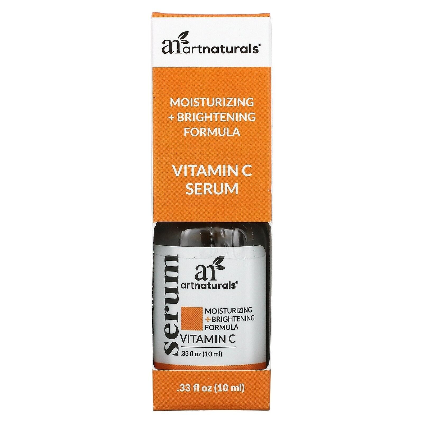 NEW Artnaturals Vitamin C Moisturizing + Brightening Serum Formula .33 oz