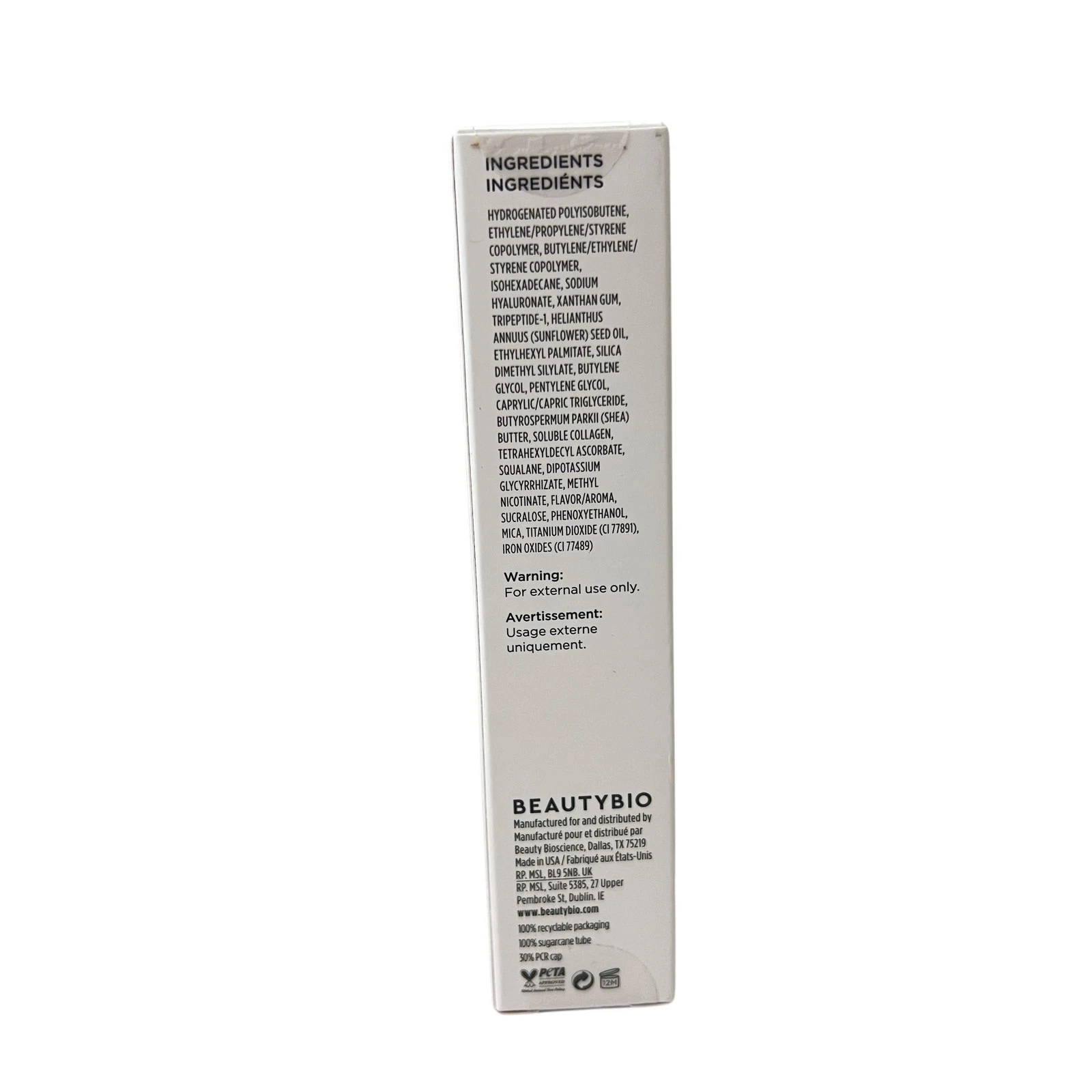 Beauty Bio The Pout Volumizing Lip Serum Sparkling Rose 0.5 fl oz