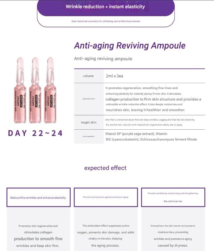 ECLAT DU TEINT Intensive 30 Days Solution Program 2ml x 30EA Nourishing Ampoule