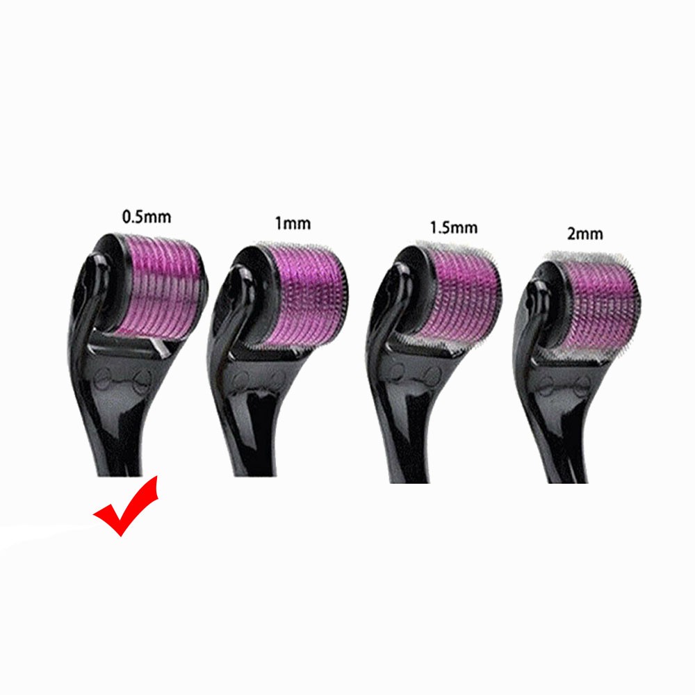 0.5MM-2.0MM Hair Regrowth MicroNeedling Roller Stimulates Hair Growth Painless