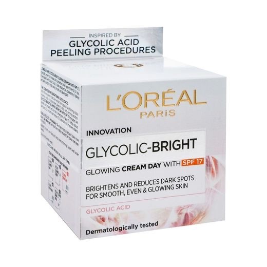 L’Oreal Paris Glycolic Bright Day Cream SPF 17 Dark Spot Brightening 50ml