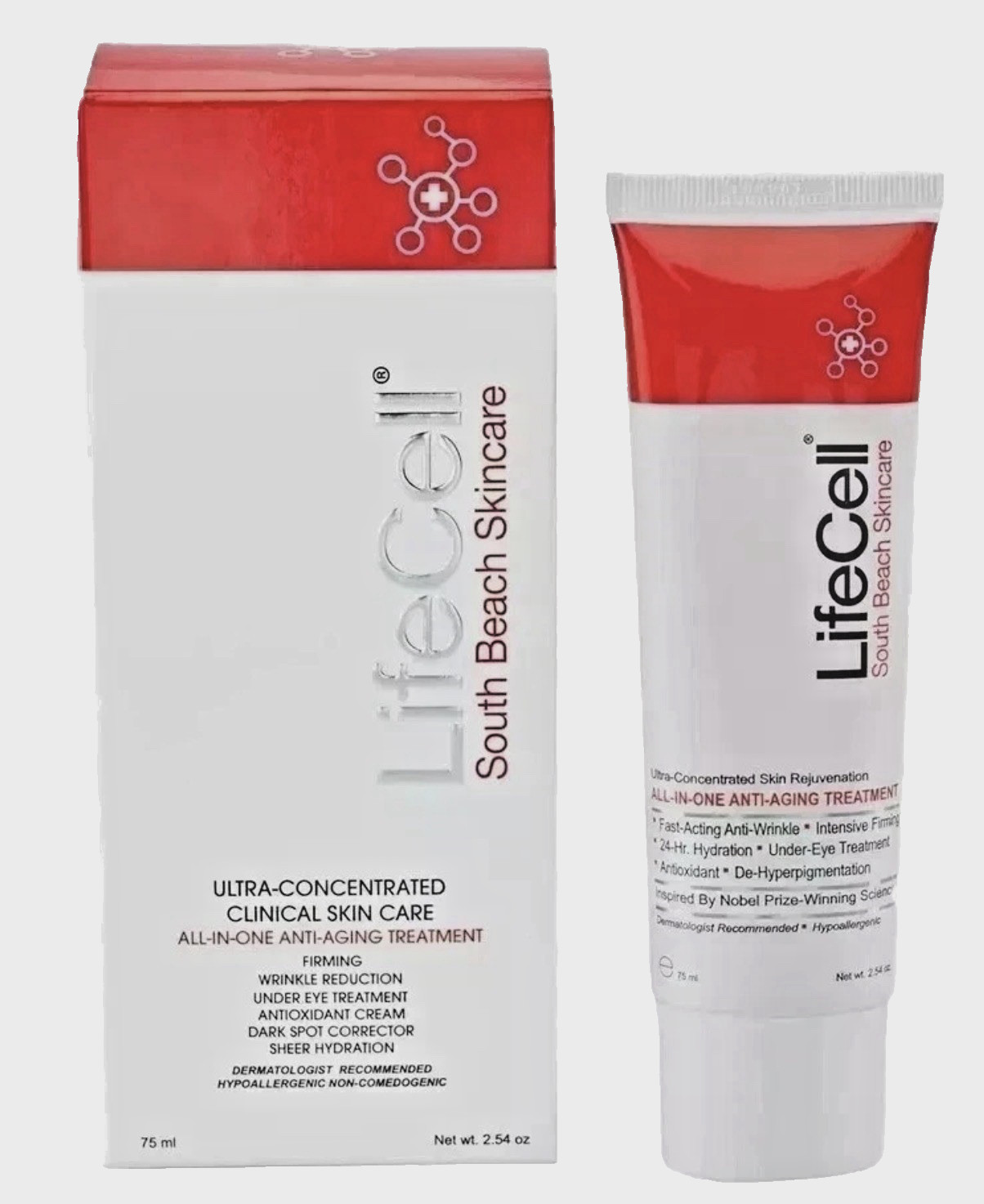 New Live-Cell South Beach Skincare All In One Anti-Aging Treatment – 2.54 oz.