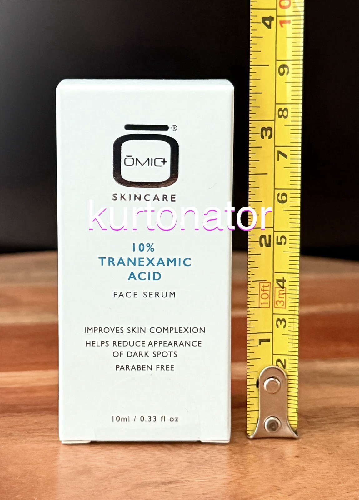 Omic+ 10% Tranexamic Acid Face Serum NEW Travel Size 0.33 fl.oz 11/2030