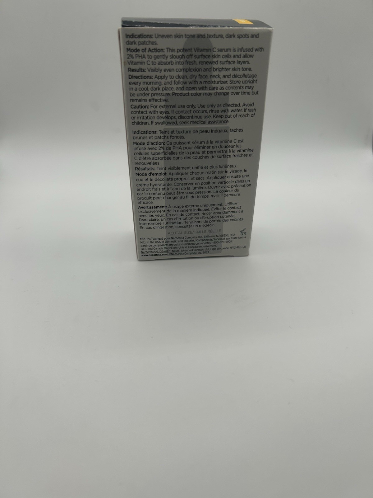 NeoStrata Enlighten 15% Vitamin C + PHA Brightening Face Serum 15ml New Sealed B