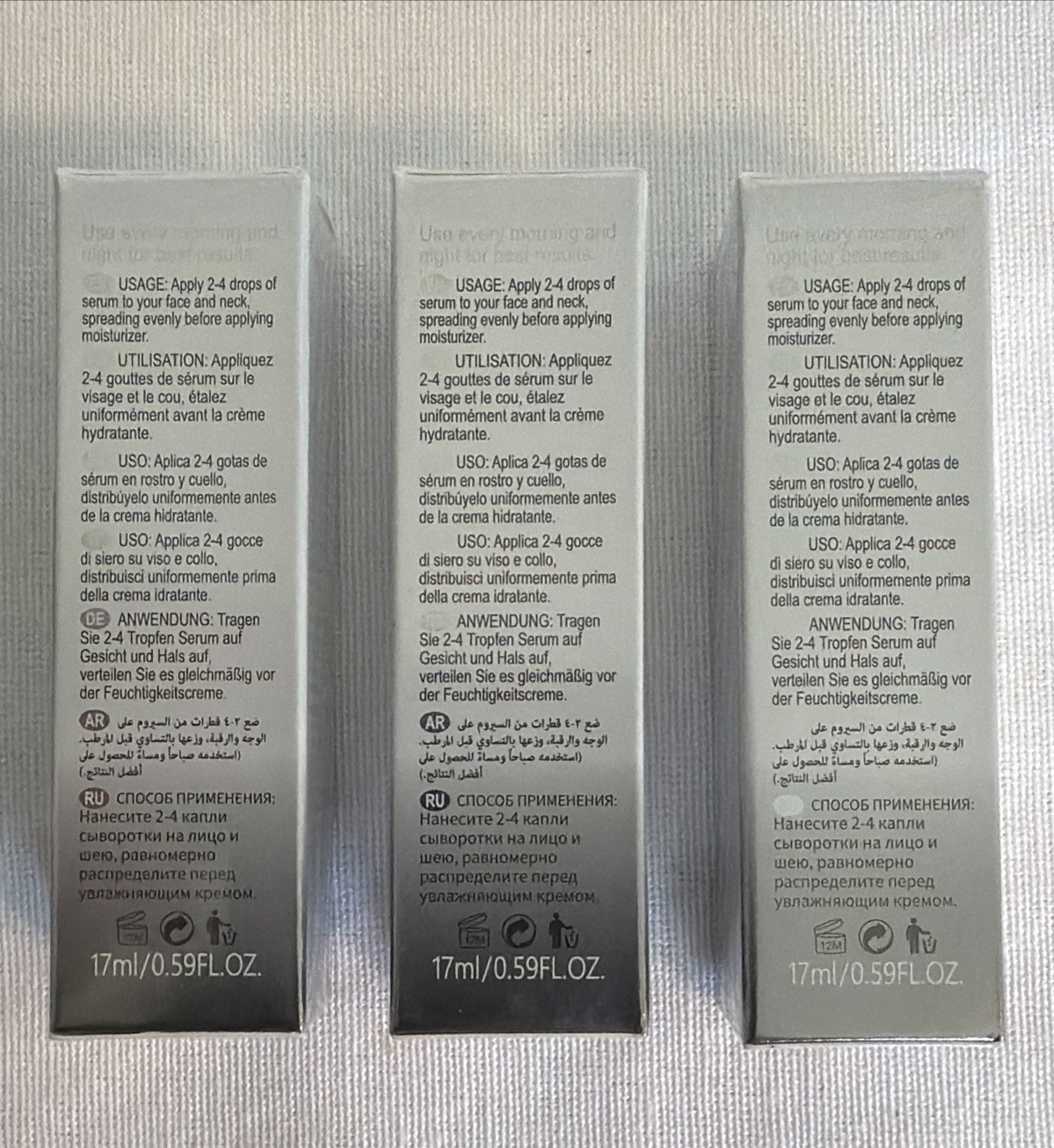 3x Switzerland Niacinamide Serum Whitening Anti Aging Moisturizing 0.59oz ~ NEW