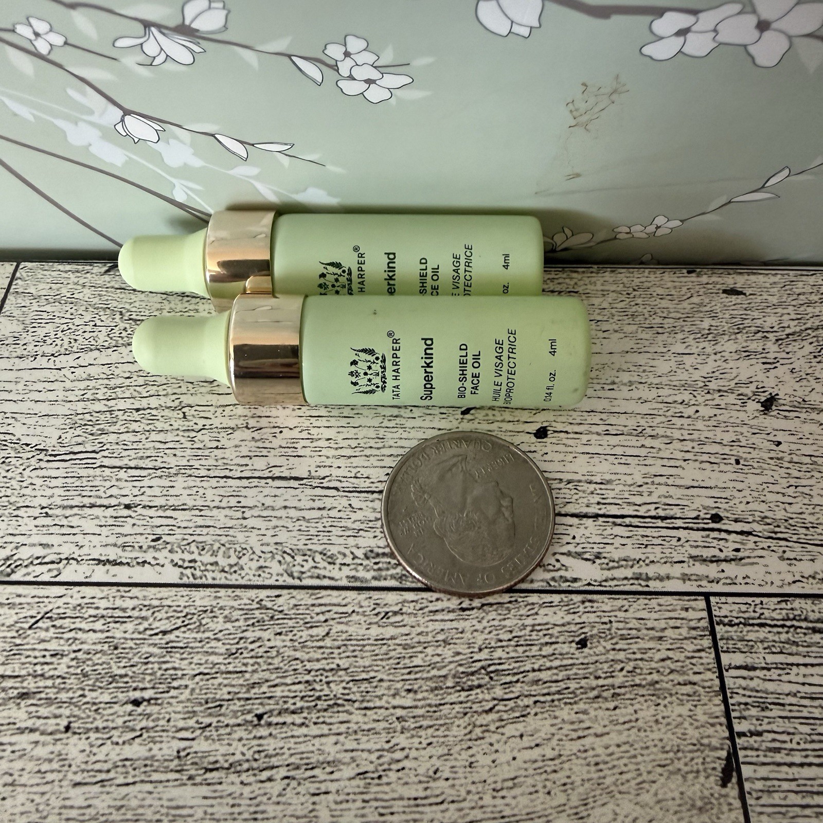 Tata Harper Superkind Bio-shield Face Oil .14 fl oz /4 ml Mini Travel Size Lot 2