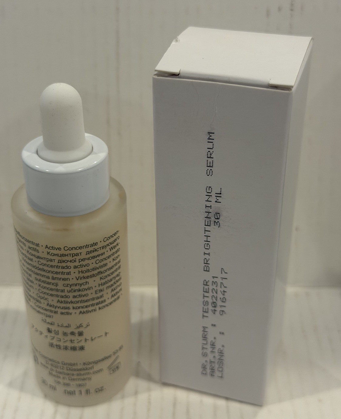 Dr. Barbara Sturm Brightening Serum – 30 ml / 1 oz – New In White Box As Shown
