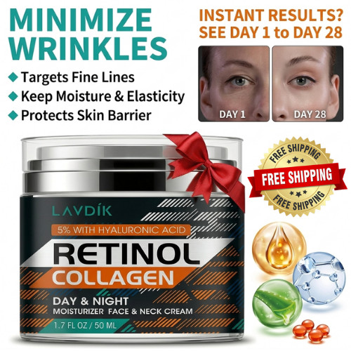 Wrinkle Remover Instant Anti Aging Retinol Face Cream Skin Tightening Firming US