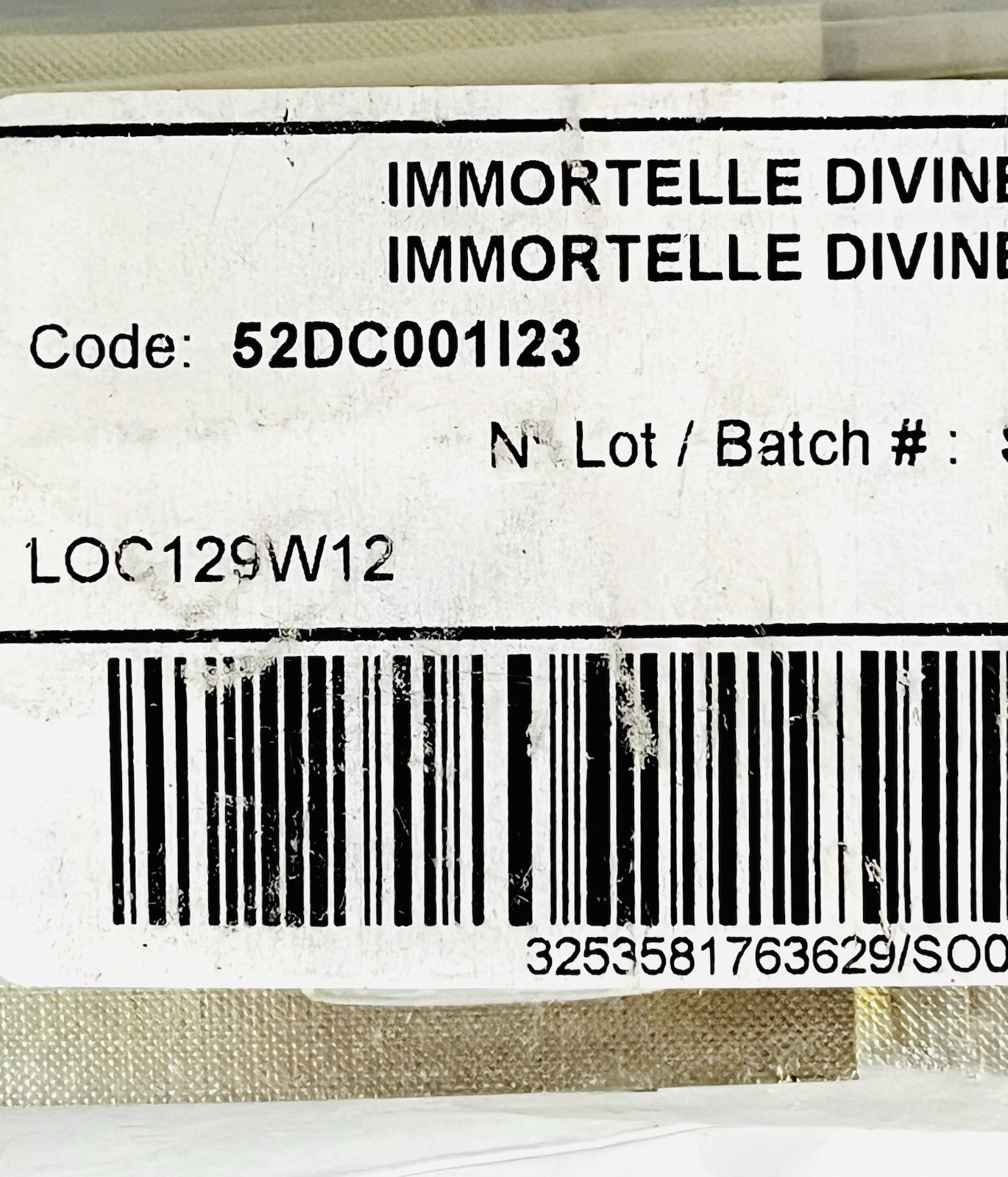L’Occitane Immortelle Divine Cream 50pk Sample Travel Size (1.69oz Total) NEW