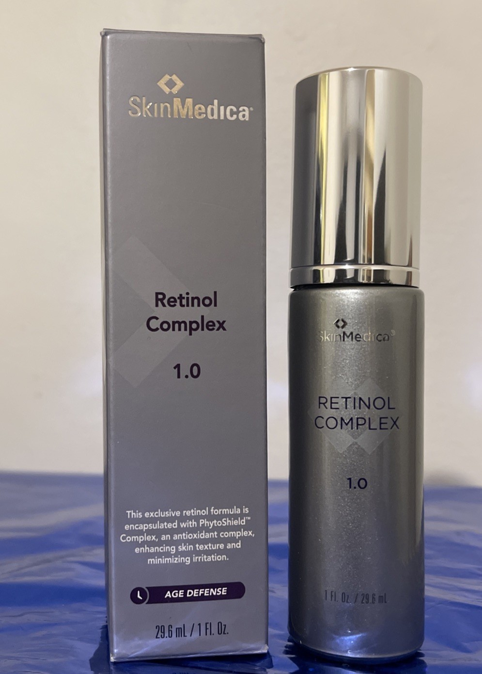 New Box Fresh SkinMedica Retinol 1.0 Complex Anti-Age Defense 1 oz Anti Wrinkle
