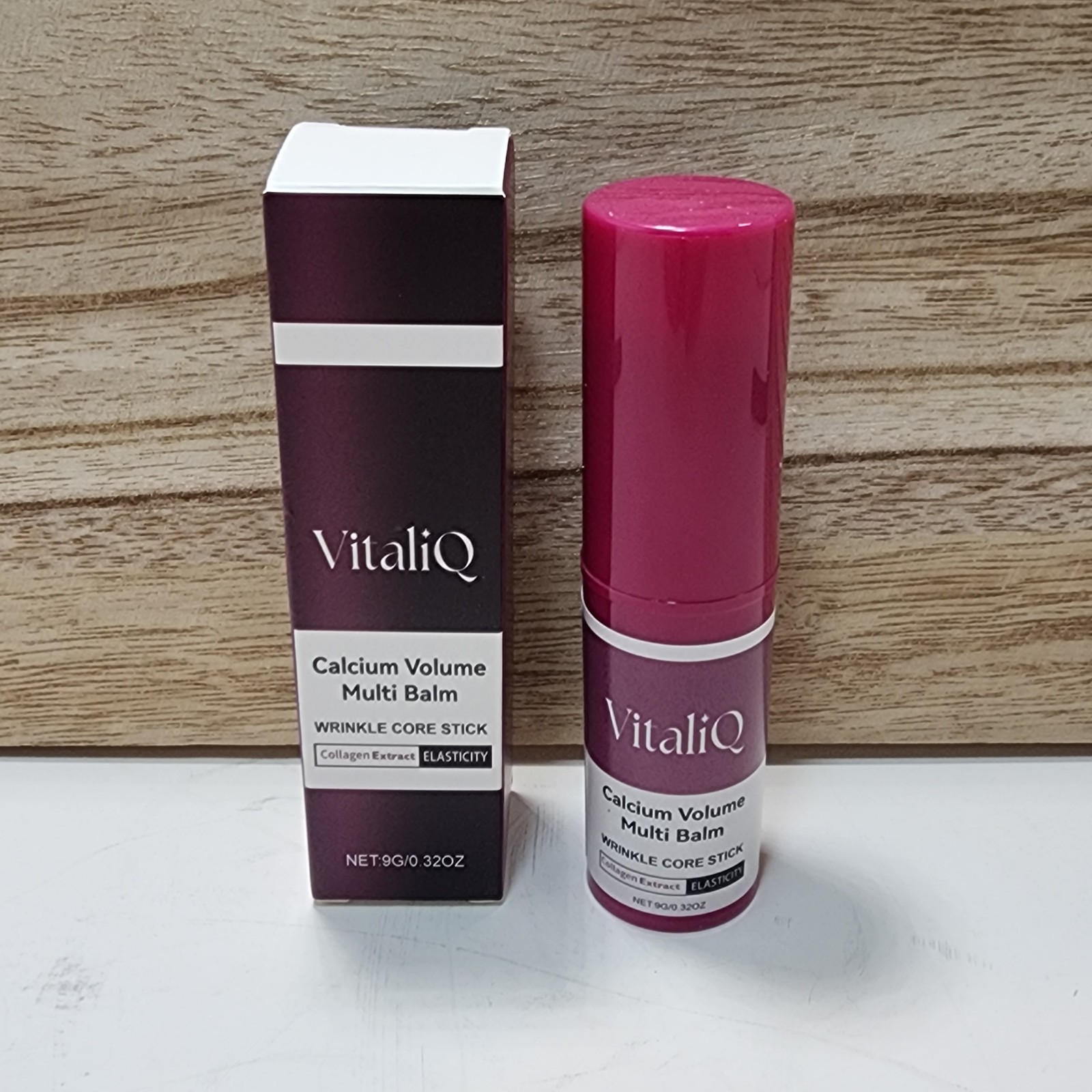 VitalIQ Calcium Volume Multi Balm Wrinkle Care Stick 9g Collagen Vitamin E