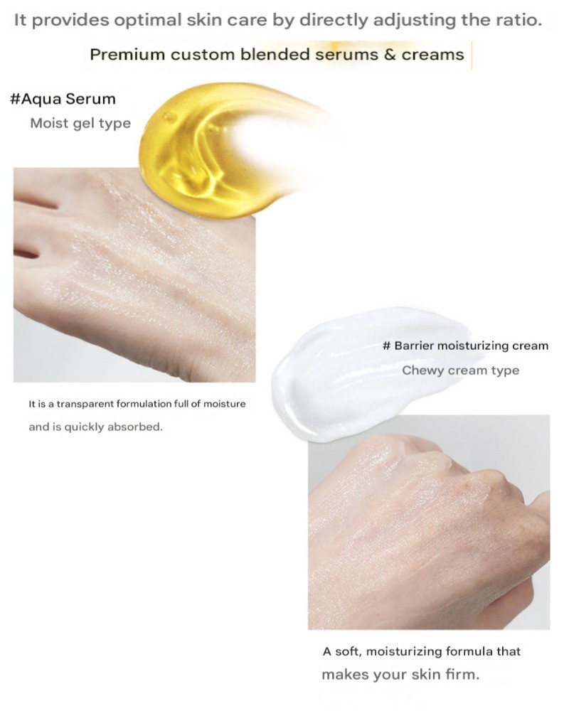 Prreti: Biome Collagen 2 in 1 Half&Half Serum Cream90g (45g+45g) Korean Skincare