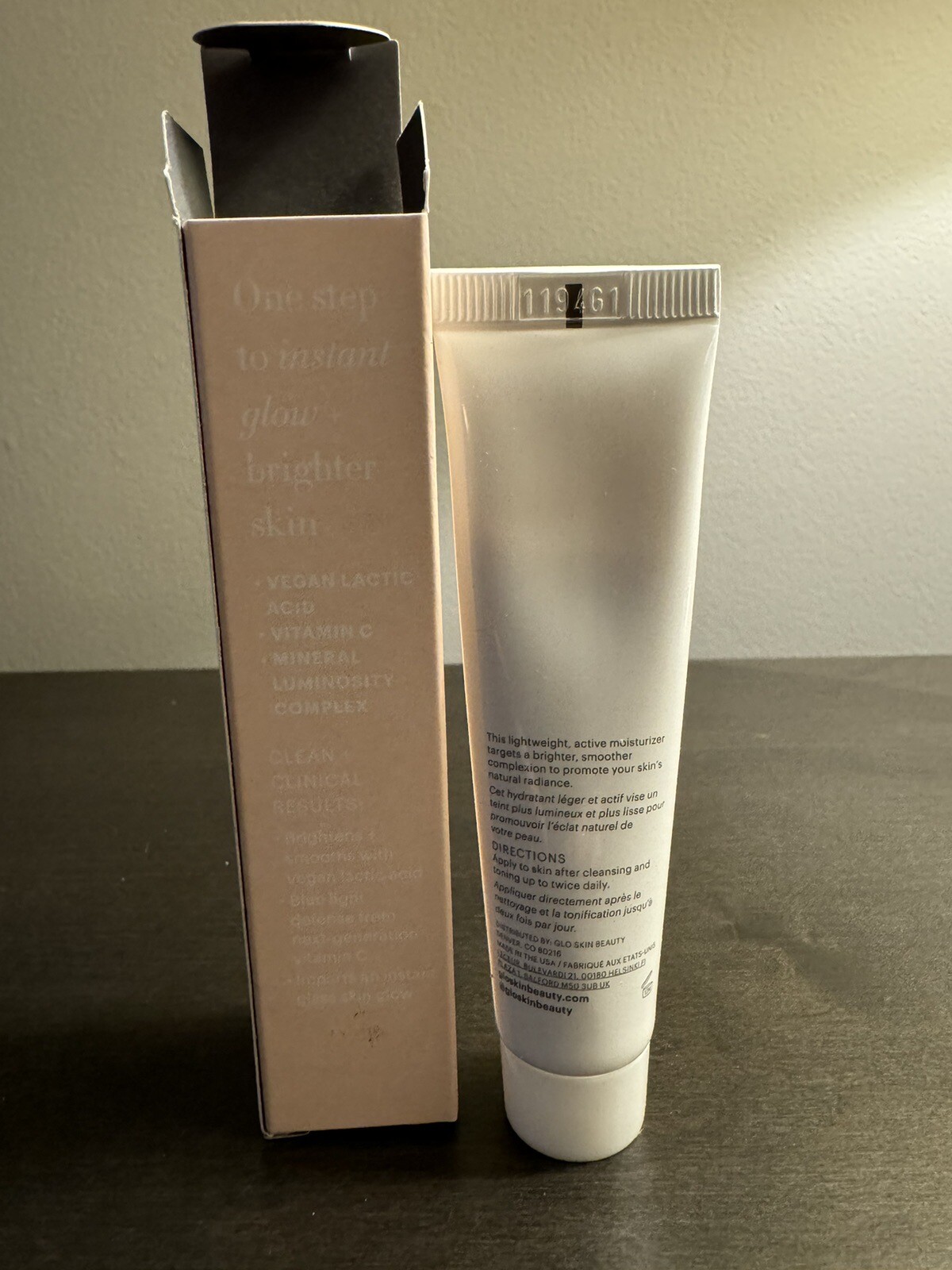Glo Skin Beauty Hydra-Bright AHA Hydrator 22 ml .75 fl oz NIB