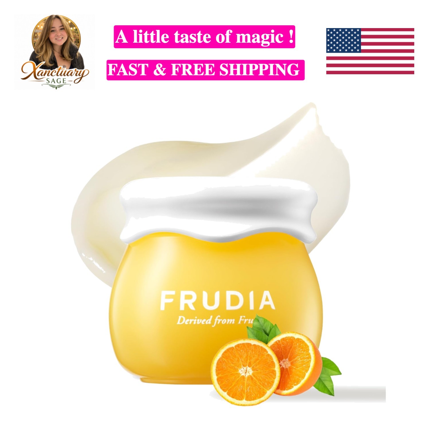 Citrus Brightening Face Cream – 61% Mandarin Extract for Radiant Skin 0.35 fl oz