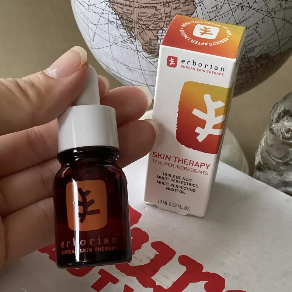 2x Erborian SKIN THERAPY Multi-Perfecting Night Oil 10mL / 0.33 fl oz Each