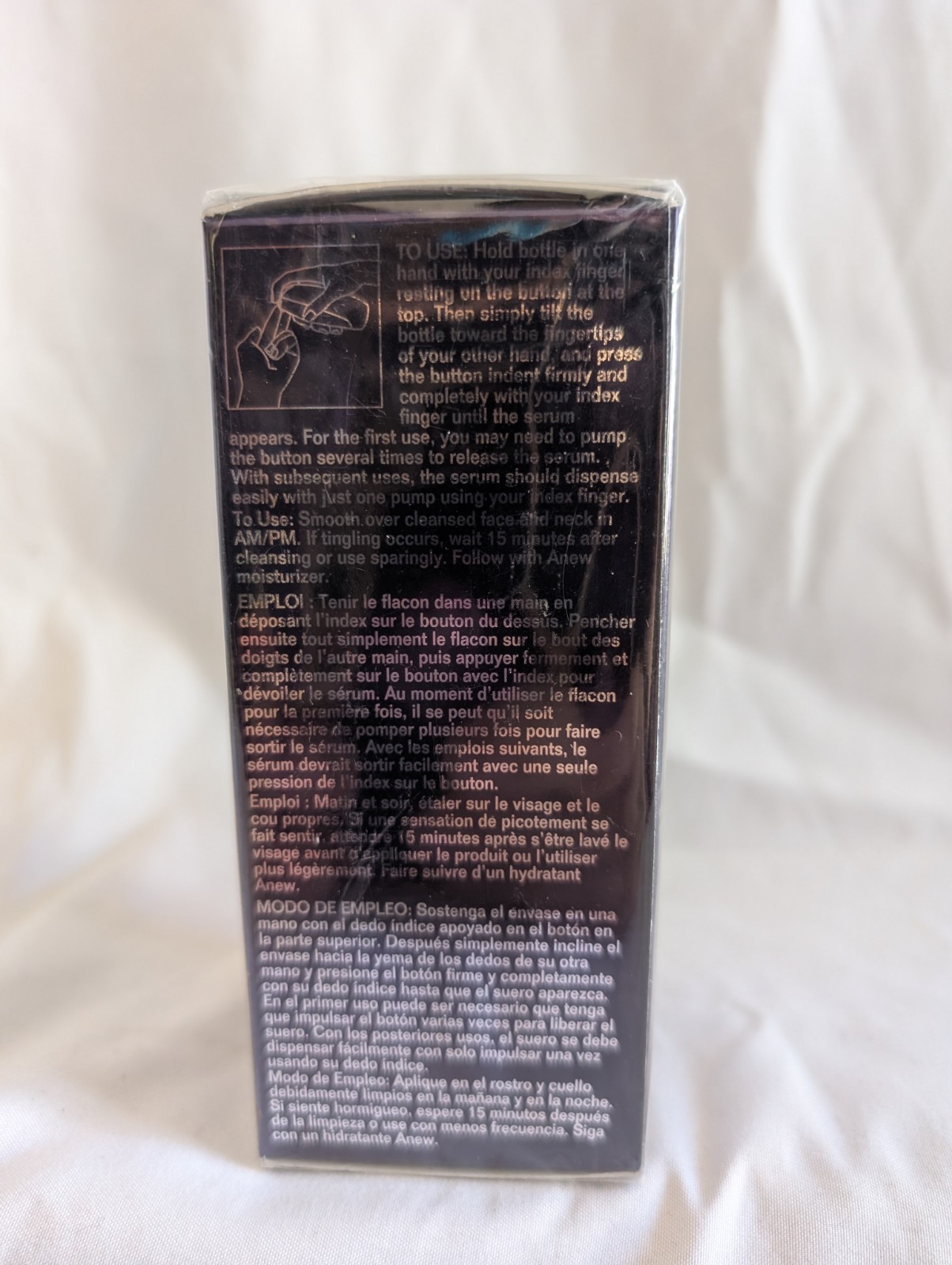 ANEW Platinum Face And Neck Serum Avon 1.0 oz Youthful Skin New Old Stock Sealed