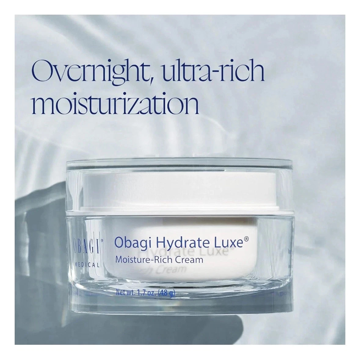 Fresh Obagi Hydrate Luxe Moisture-Rich Cream 1.7 Oz 48g Daily Treatment – NIB