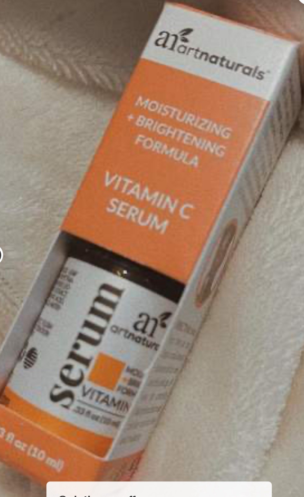 NEW- 4 Art Naturals Vitamin C Moisturizing + Brightening Serum 10ml/0.33oz