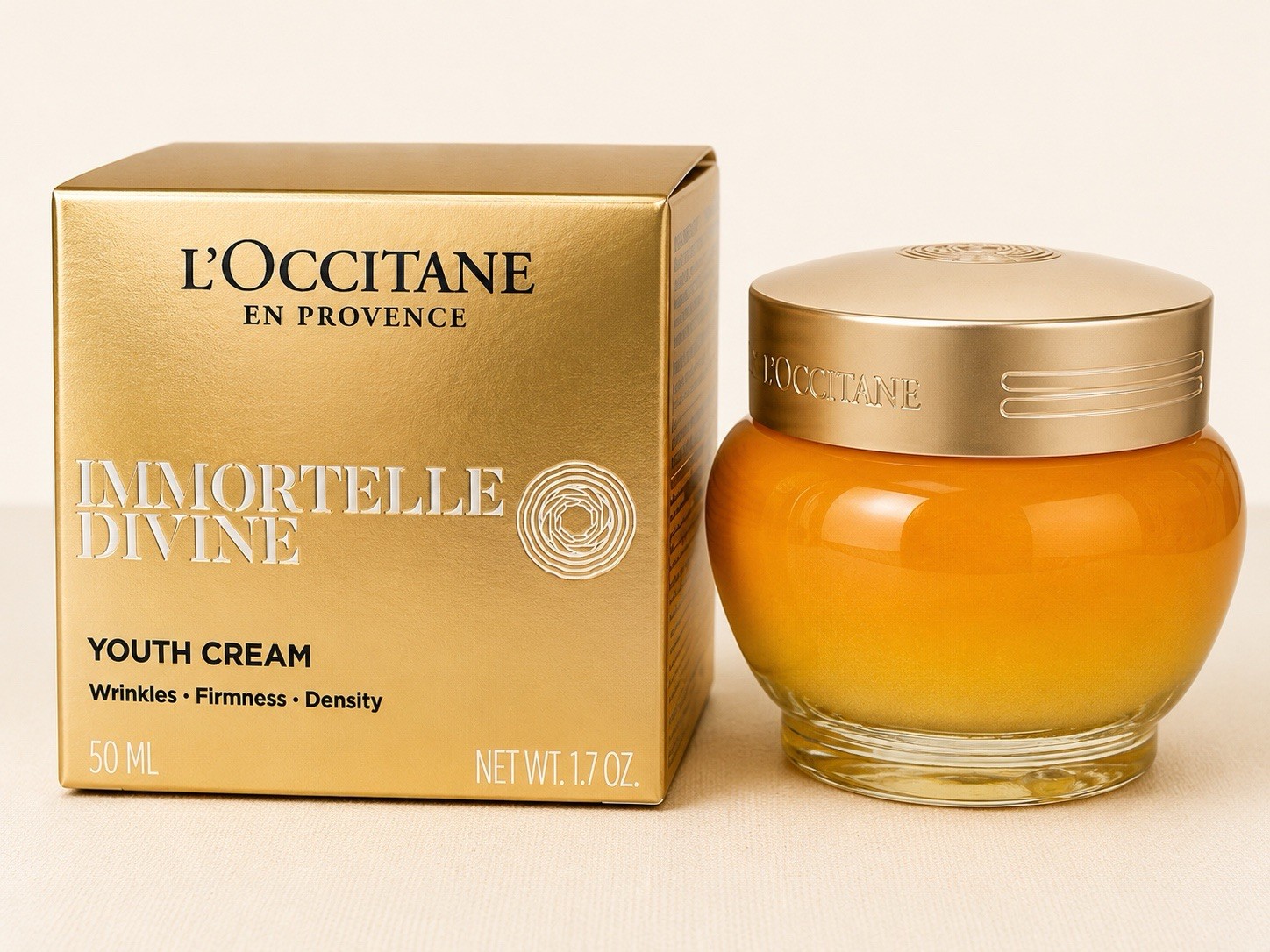 L’Occitane Immortelle Divine Youth Cream 50ml / 1.7 oz Anti-Aging Moisturizer