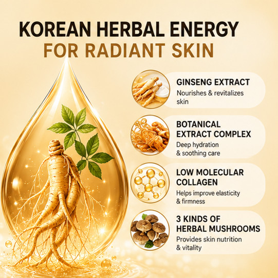 Sooryehan bichaek jinsaeng yun cream 2x moisturizing set 50ml + 25ml