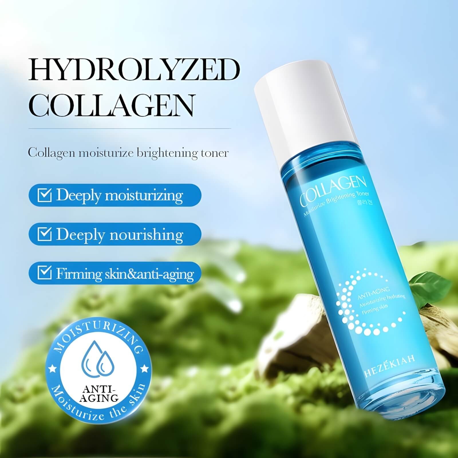 Collagen Anti-Aging Skin Care Set 6pcs Moisturizing Hydrating Firming Kit-USA