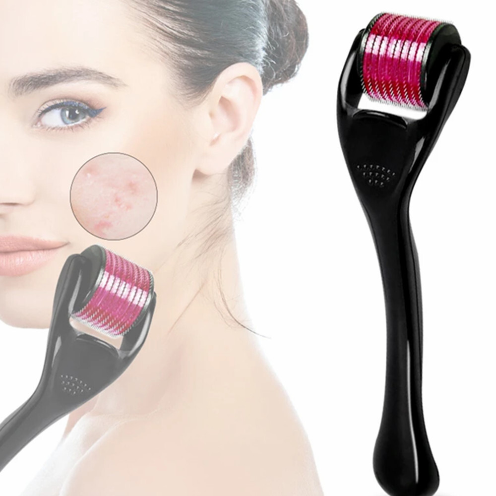Micro Needle 540 Roller Derma Roller Titanium Hair/Beard Regrowth Anti Hair Loss