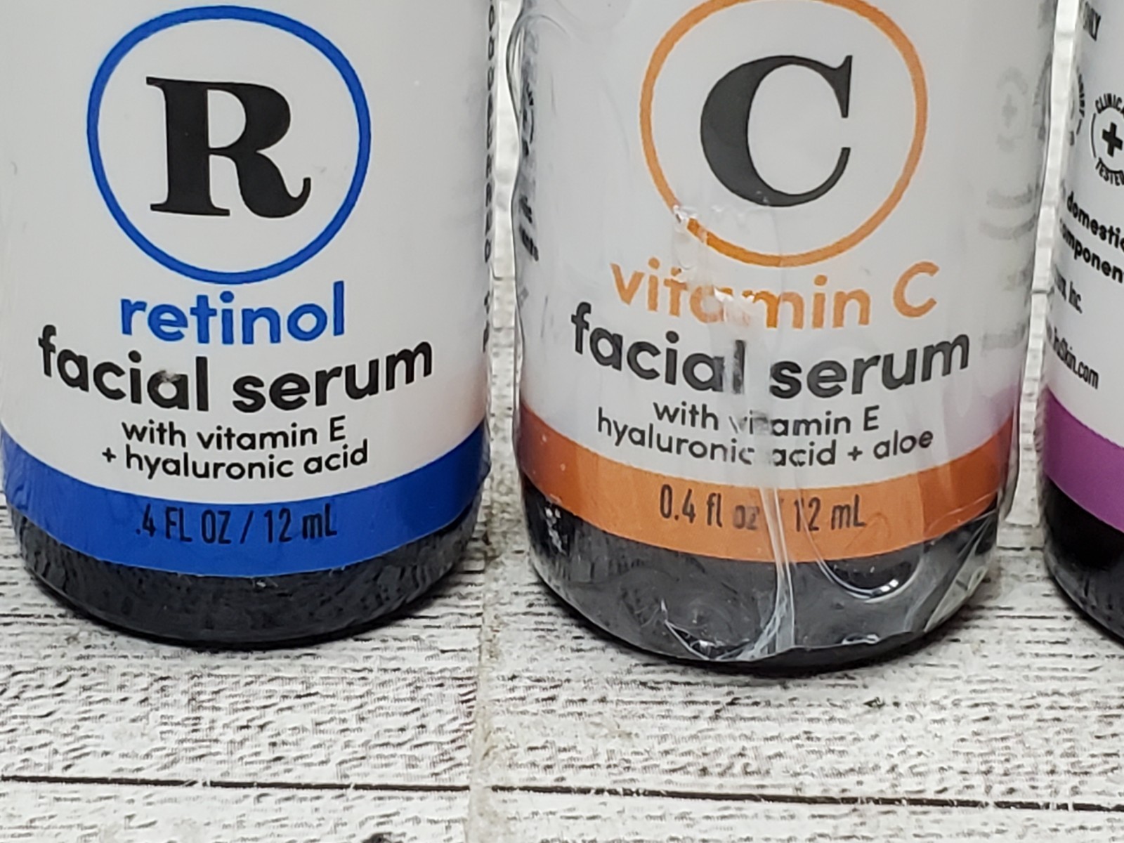 TruSkin Facial Serum Skincare Bundle, Sealed, No Box