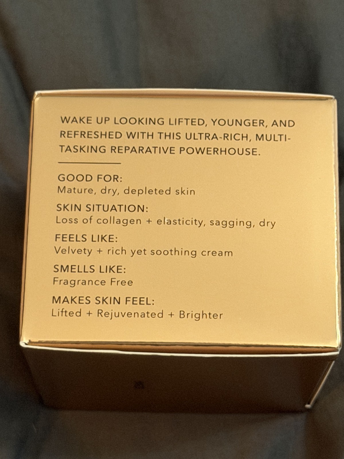 Nakery Beauty Lift-Tox Night Lift Repair Cream overnight moisturizer, New-Sealed