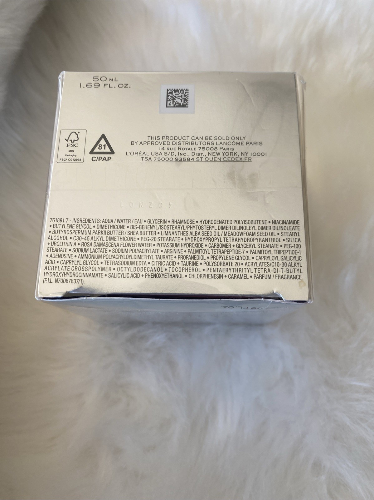 LANCOME ABSOLUTE LONGEVITY MD INTERCEPT THE CREAM 1.69 FL OZ/50 ML NEW IN BOX
