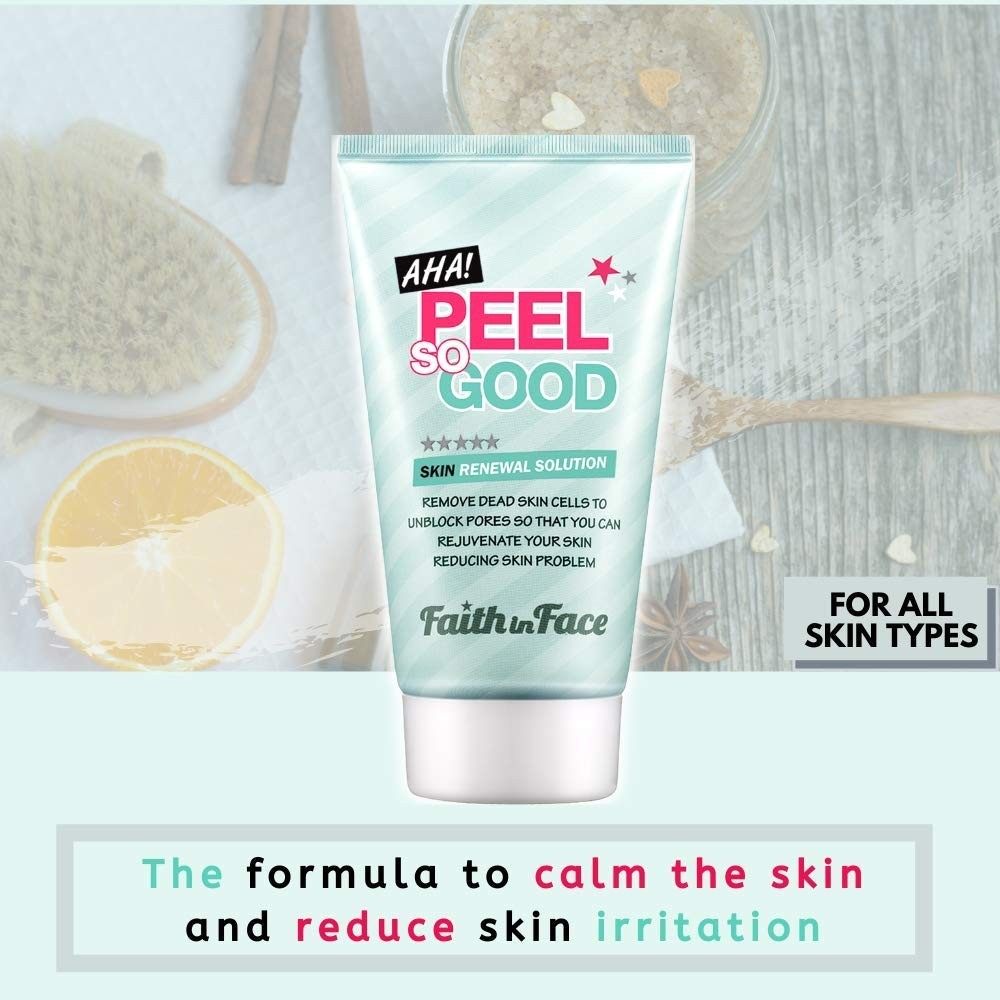 Faith in Face AHA Peel So Good Skin Renewal Peeling Gel, Deep Clean Facial Scrub