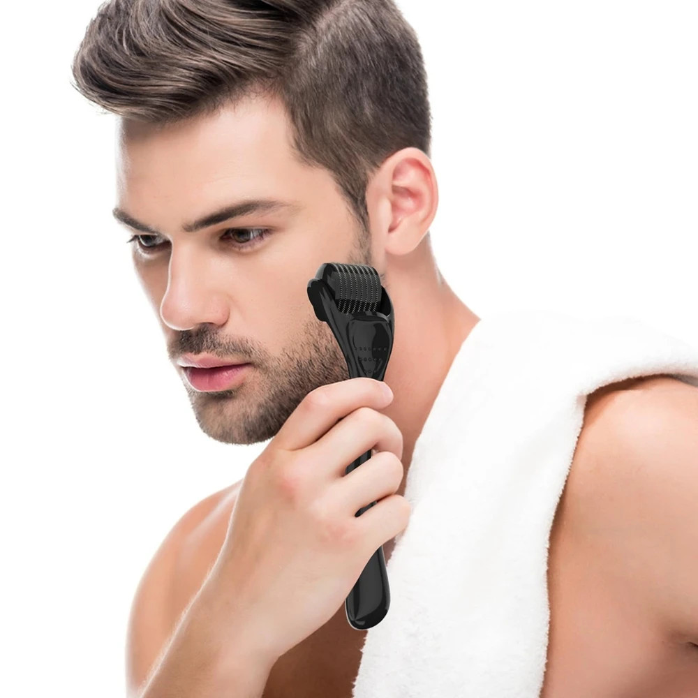Beard Derma Roller For Hair Loss Beard Growth 0.25MM Titanium Derma Roller micro