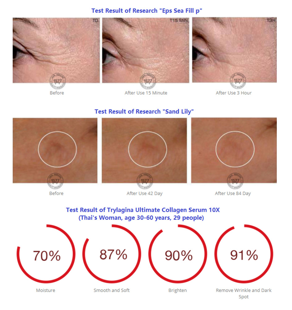 2X TRYLAGINA Ultimate Collagen Serum 12X Anti-Aging Wrinkle Moisturizing 5g