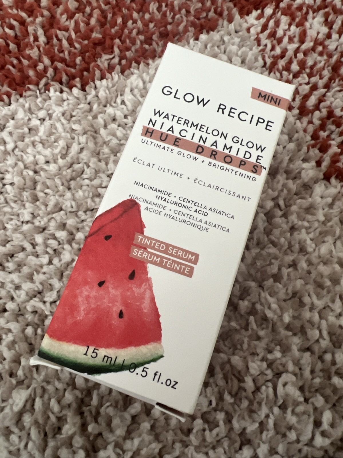Glow Recipe Mini Watermelon Glow Niacinamide Dew Drops 0.5 oz / 15 mL NEW