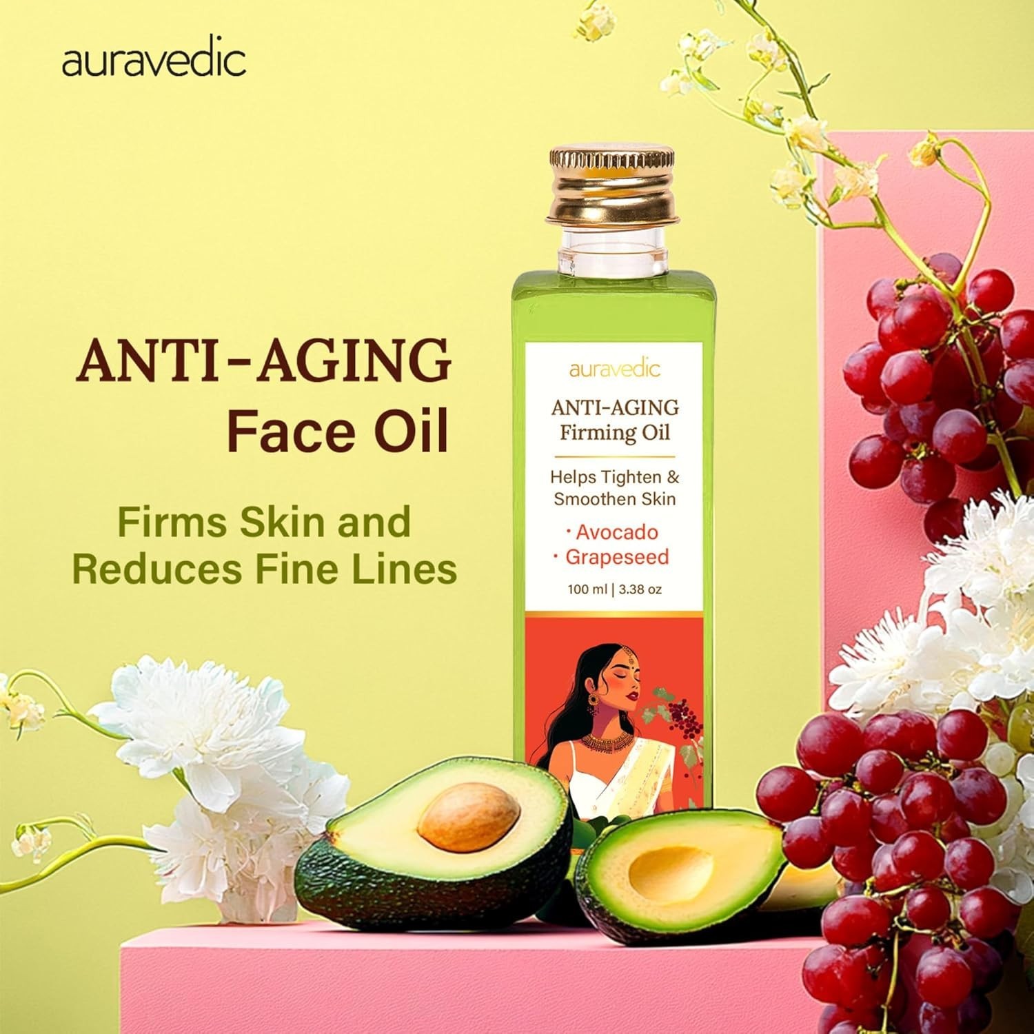 Youthful Radiance Anti-Aging Face Oil – Reduces Fine Lines & Improves Elasticity