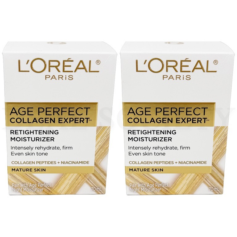 L’Oreal Paris Age Perfect Collagen Expert Anti-Aging Moisturizer 2.5oz Lot of 2