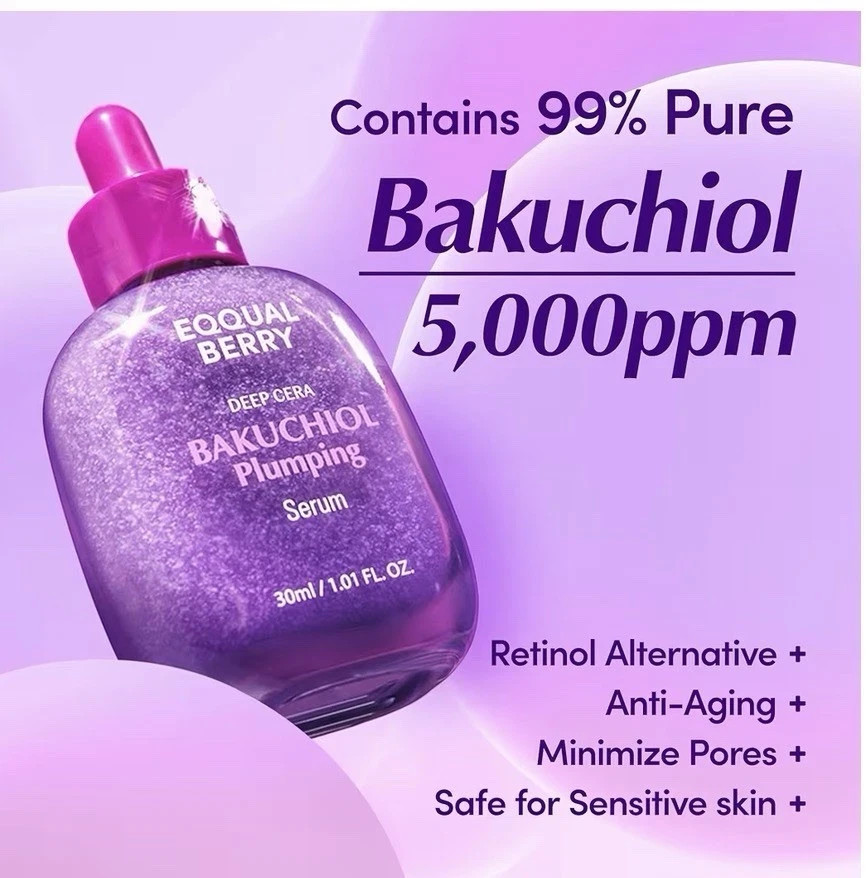 EQQUALBERRY Bakuchiol Plumping Serum 30ml