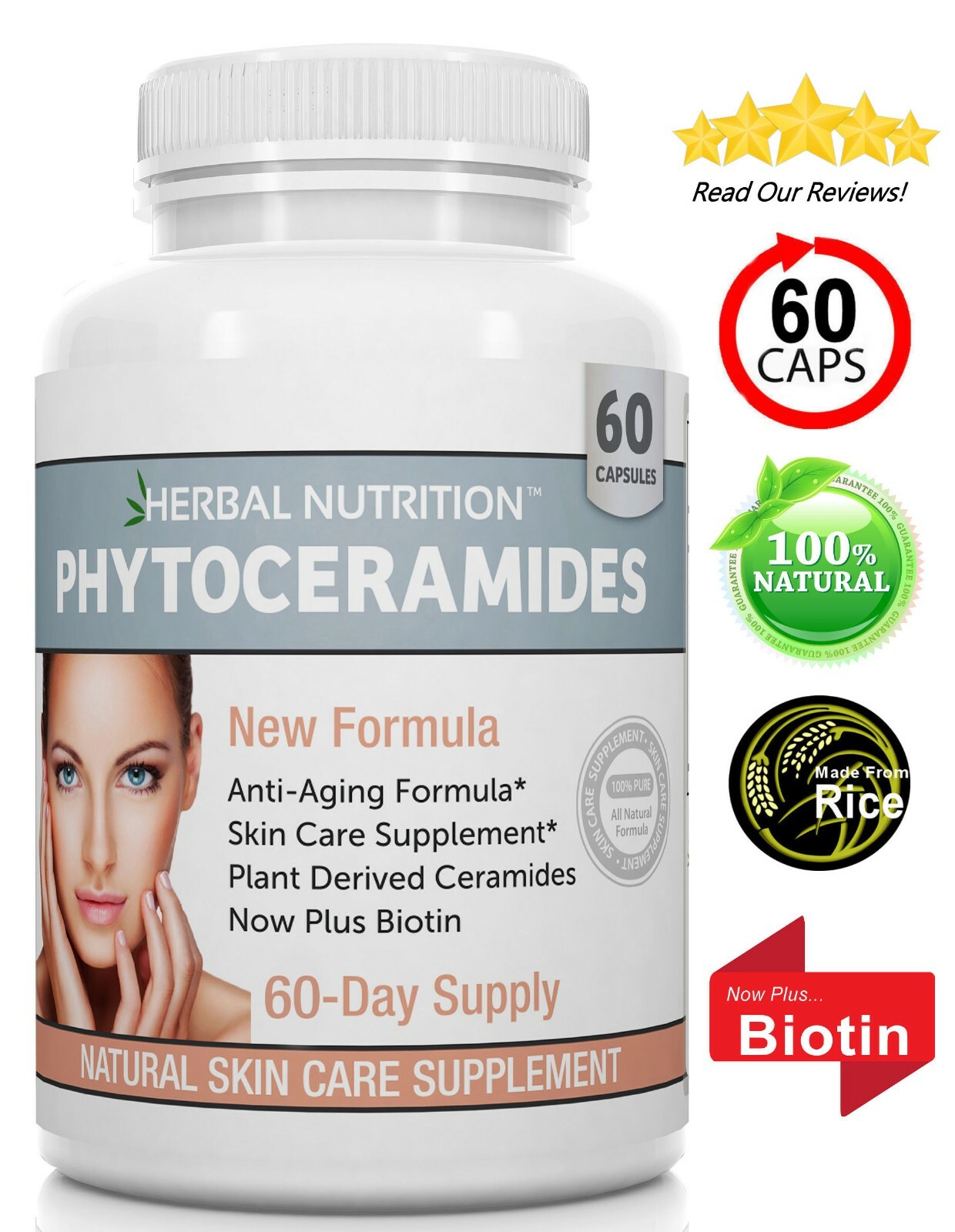 Phytoceramides Capsules Anti-Aging Product for Women & Men A Wrinkle Remover!