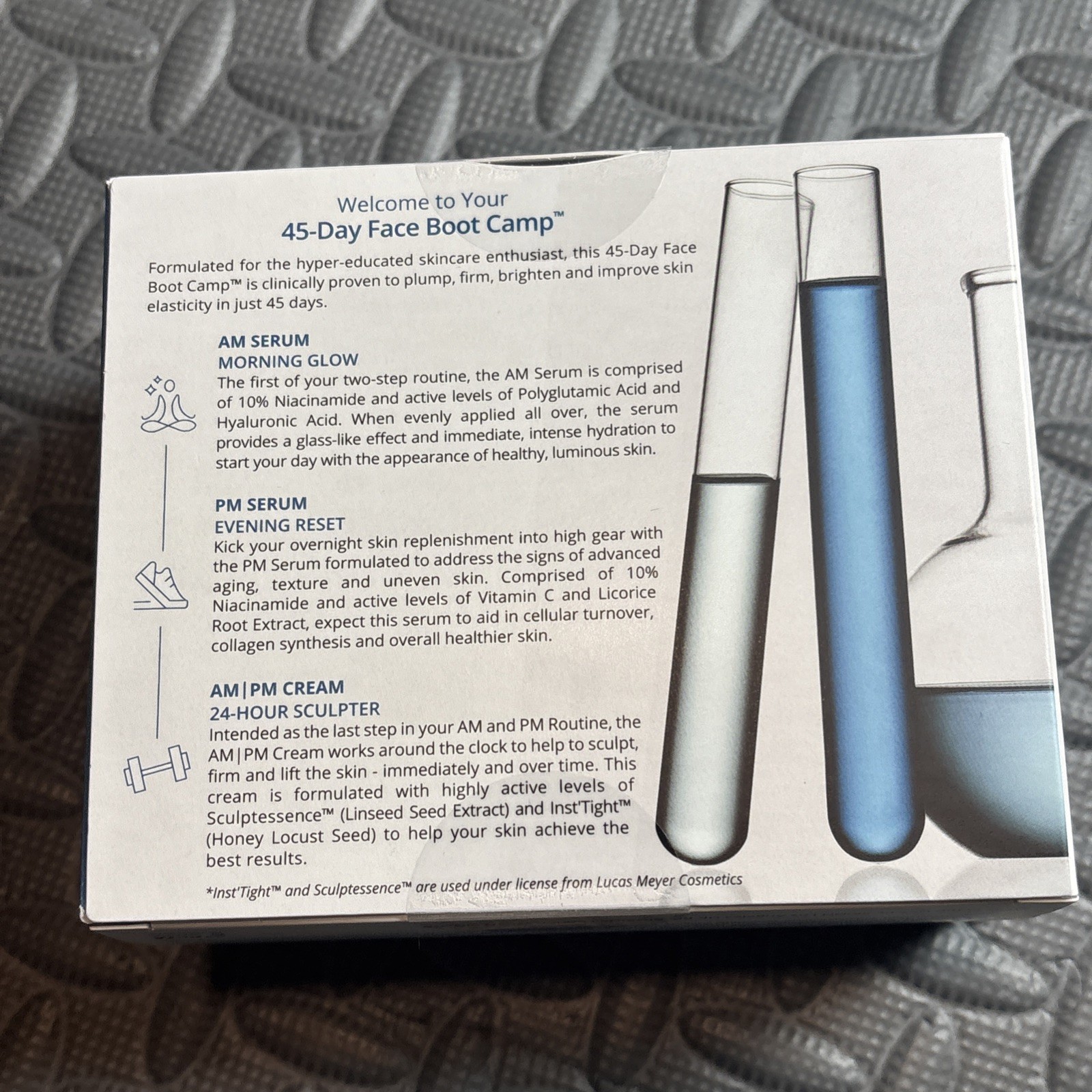 SkINN LAB INSIDER 45-DAY FACE BOOT CAMP Three Clinical Treatments NIB Free Ship